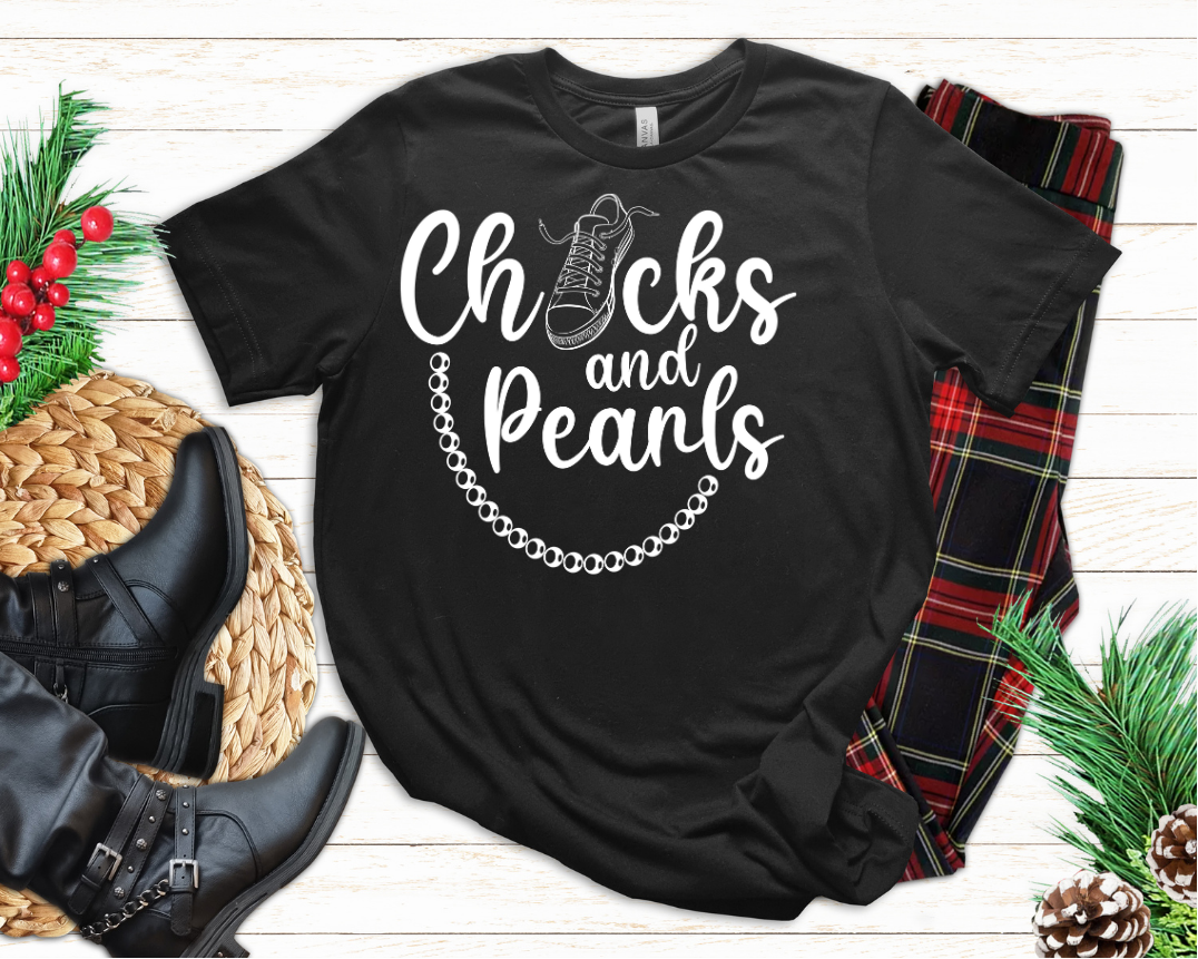 Chucks & Pearls Short Sleeve Tshirt