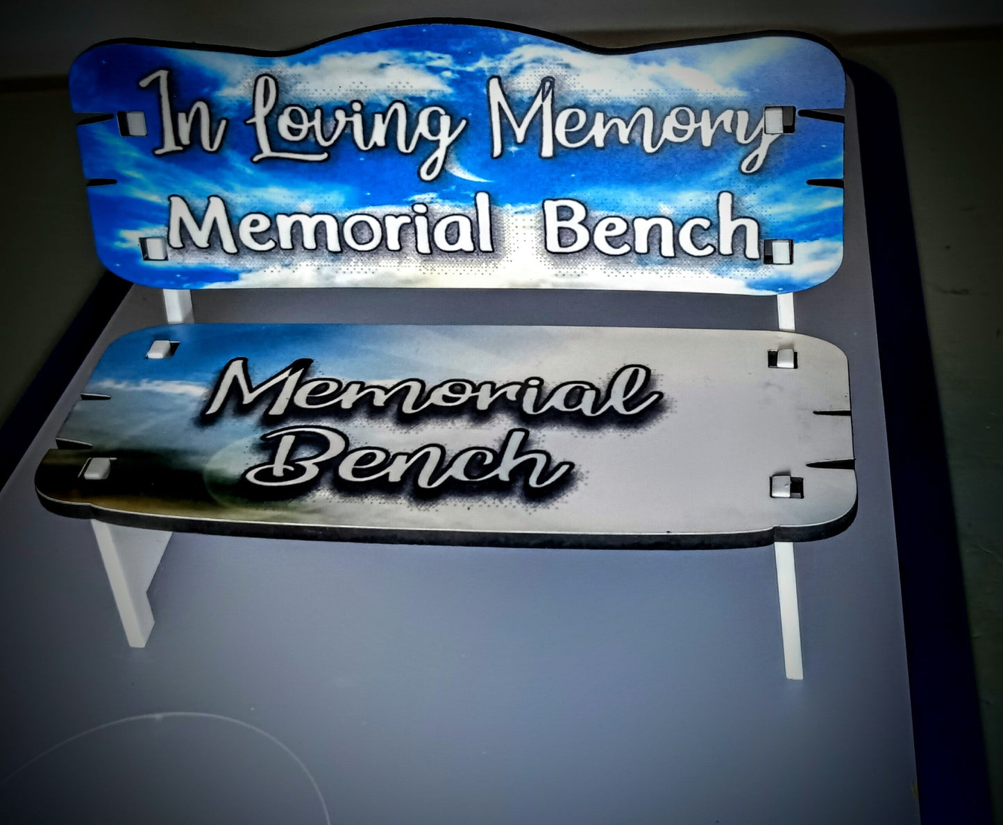 Memorial Display Bench