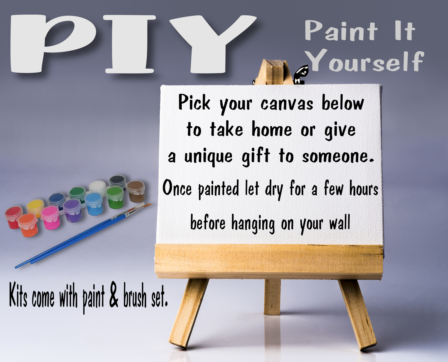 PIY Paint It Yourself Canvas